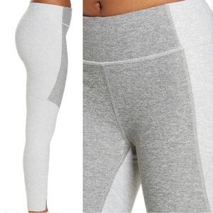 Outdoor Voices Women Gray Two Tone Warm Up Leggings XS